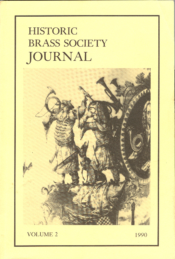 Historic Brass Journal - Volume 2 - 1990