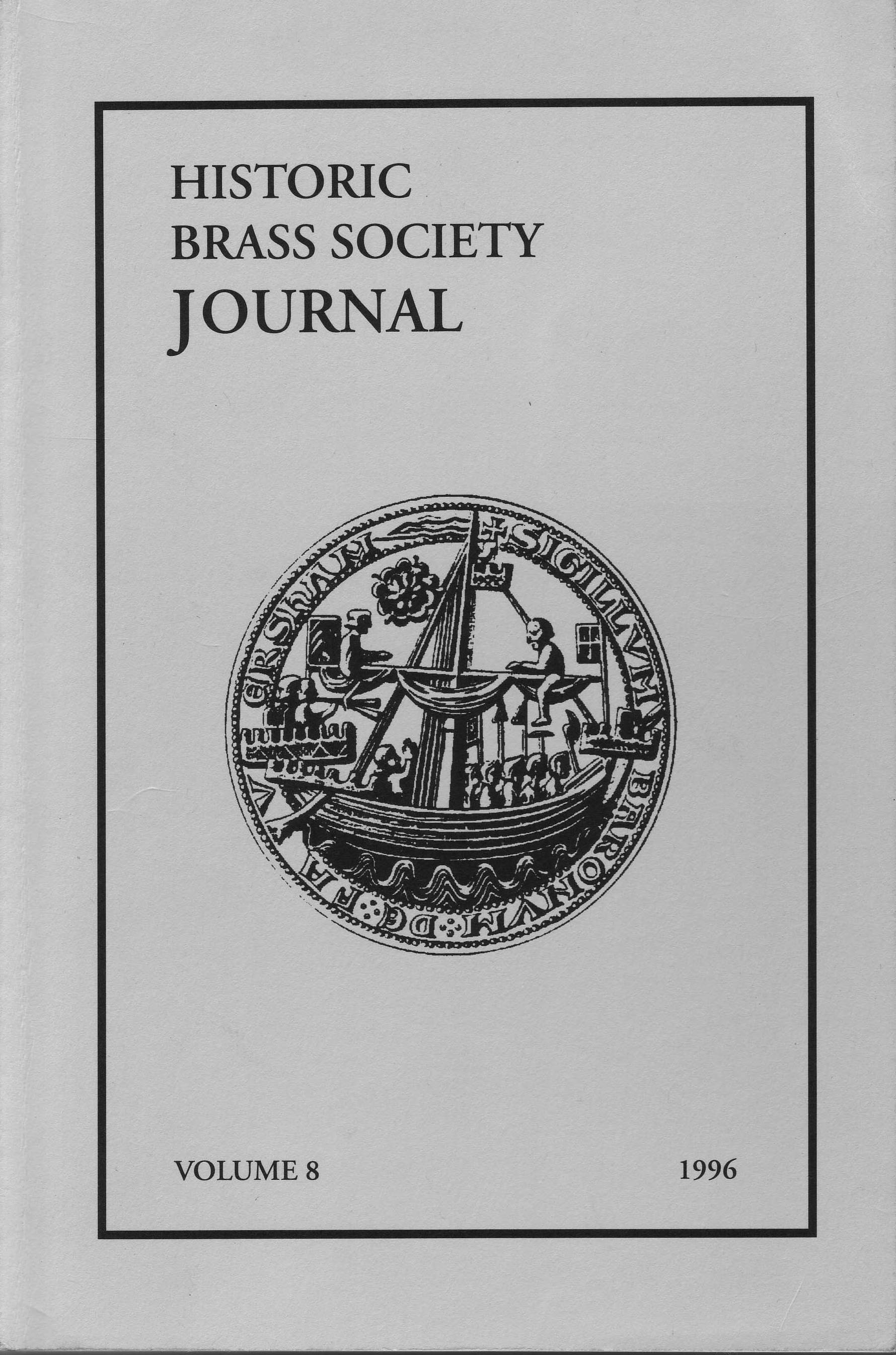 Historic Brass Journal - Volume 8 - 1996