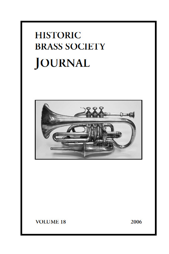 Historic Brass Journal - Volume 18 - 2006