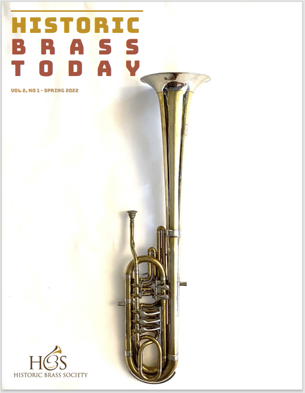 Historic Brass Today 2022 Vol 1 No 1 Cover