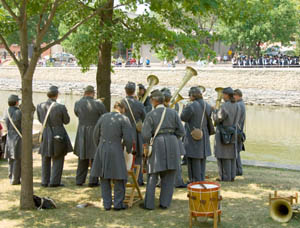 The 26th North Carolina Regimental Band (Photo courtesy of David Perez)